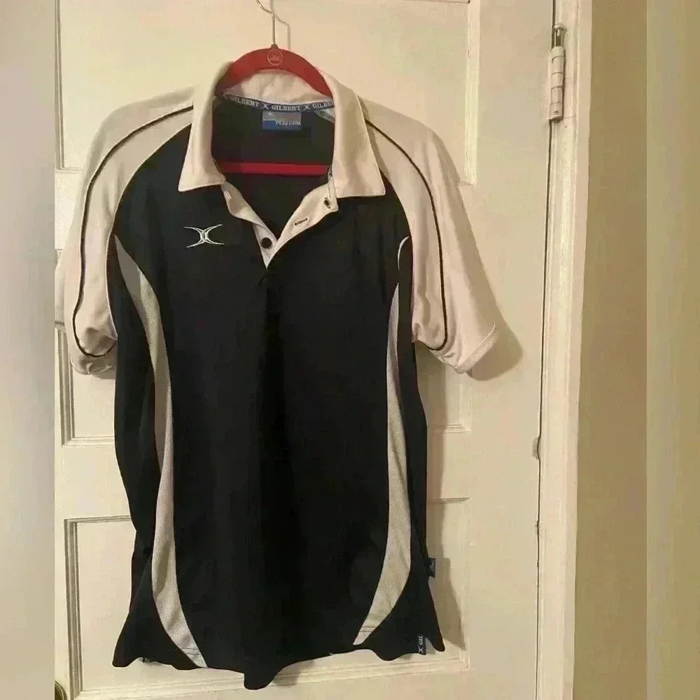 Gilbert created to perform polyester short sleeve polo size xl.